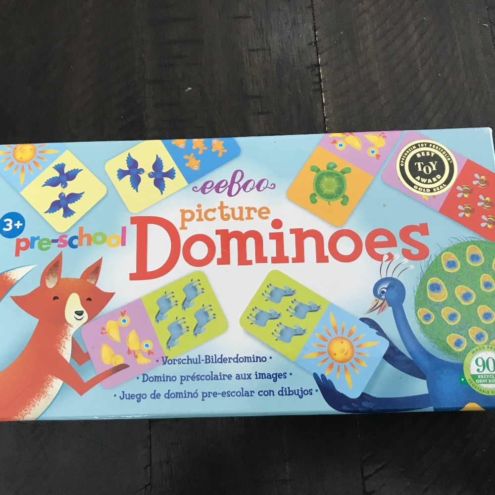 eeBoo Dominoes; 3+